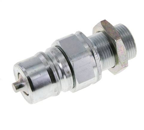 Acero DN 25 Acoplamiento hidráulico Tapón 20 mm S Anillo de compresión Mampara ISO 7241-1 A/8434-1 D 34,3mm