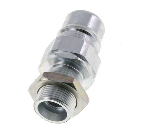 Acero DN 25 Acoplamiento hidráulico Tapón 20 mm S Anillo de compresión Mampara ISO 7241-1 A/8434-1 D 34,3mm