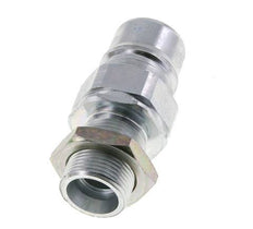 Acero DN 25 Acoplamiento hidráulico Tapón 20 mm S Anillo de compresión Mampara ISO 7241-1 A/8434-1 D 34,3mm