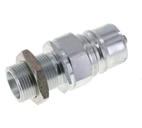 Acero DN 25 Acoplamiento hidráulico Tapón 20 mm S Anillo de compresión Mampara ISO 7241-1 A/8434-1 D 34,3mm
