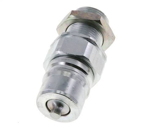 Acero DN 25 Acoplamiento hidráulico Tapón 20 mm S Anillo de compresión Mampara ISO 7241-1 A/8434-1 D 34,3mm