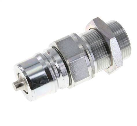 Acero DN 25 Acoplamiento hidráulico Tapón 25 mm S Anillo de compresión Mampara ISO 7241-1 A/8434-1 D 34,3mm
