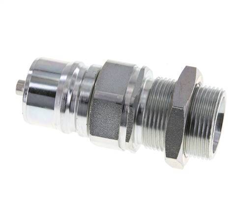 Acero DN 25 Acoplamiento hidráulico Tapón 25 mm S Anillo de compresión Mampara ISO 7241-1 A/8434-1 D 34,3mm