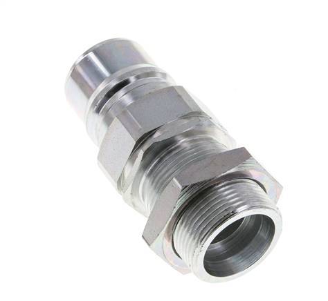 Acero DN 25 Acoplamiento hidráulico Tapón 25 mm S Anillo de compresión Mampara ISO 7241-1 A/8434-1 D 34,3mm