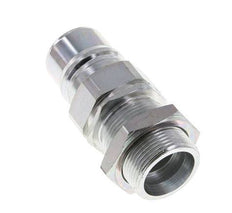 Acero DN 25 Acoplamiento hidráulico Tapón 25 mm S Anillo de compresión Mampara ISO 7241-1 A/8434-1 D 34,3mm