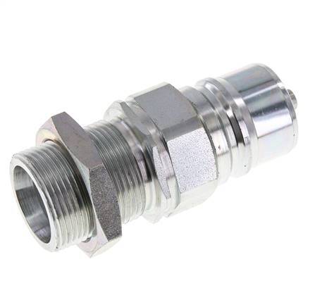 Acero DN 25 Acoplamiento hidráulico Tapón 25 mm S Anillo de compresión Mampara ISO 7241-1 A/8434-1 D 34,3mm
