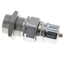 Acero DN 25 Acoplamiento hidráulico Tapón 25 mm S Anillo de compresión Mampara ISO 7241-1 A/8434-1 D 34,3mm