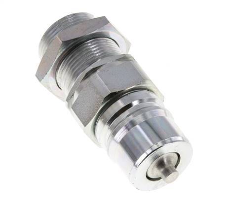 Acero DN 25 Acoplamiento hidráulico Tapón 25 mm S Anillo de compresión Mampara ISO 7241-1 A/8434-1 D 34,3mm
