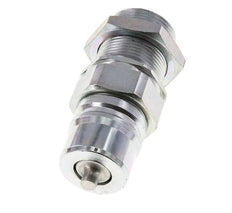Acero DN 25 Acoplamiento hidráulico Tapón 25 mm S Anillo de compresión Mampara ISO 7241-1 A/8434-1 D 34,3mm