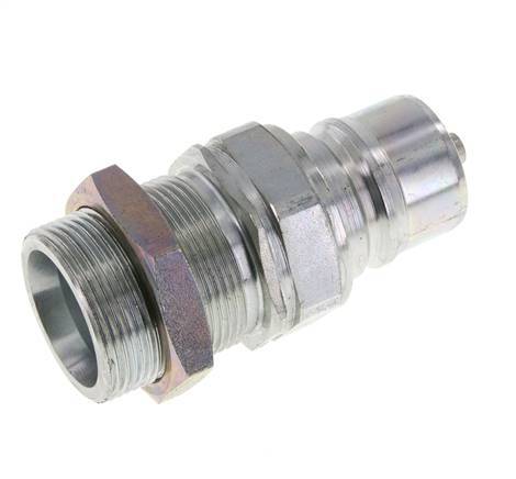 Acero DN 25 Acoplamiento hidráulico Tapón 30 mm S Anillo de compresión Mampara ISO 7241-1 A/8434-1 D 34,3mm