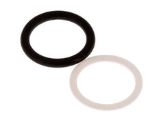Juego de juntas de PTFE/NBR para acoplamiento hidráulico ISO 7241-1 A (16 mm y 31 mm) [2 piezas]