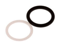 Juego de juntas de PTFE/NBR para acoplamiento hidráulico ISO 7241-1 A (16 mm y 31 mm) [2 piezas]