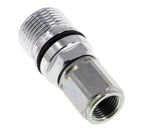 Acero DN 10 Acoplamiento hidráulico Toma M16x1,5 Rosca hembra ISO 14541 D M28 x 2