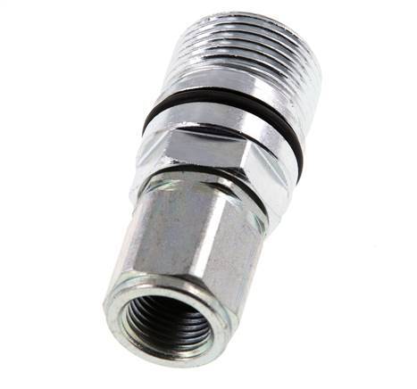 Acero DN 10 Acoplamiento hidráulico Toma M16x1,5 Rosca hembra ISO 14541 D M28 x 2