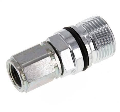 Acero DN 10 Acoplamiento hidráulico Toma M16x1,5 Rosca hembra ISO 14541 D M28 x 2