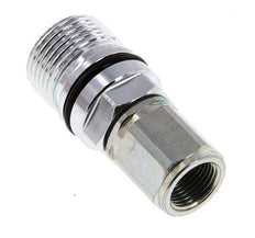 Acoplamiento hidráulico de acero DN 10 Enchufe G 3/8 pulgadas Rosca hembra ISO 14541 D M28 x 2