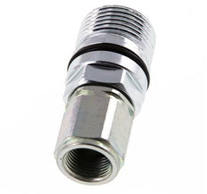Acoplamiento hidráulico de acero DN 10 Enchufe G 3/8 pulgadas Rosca hembra ISO 14541 D M28 x 2