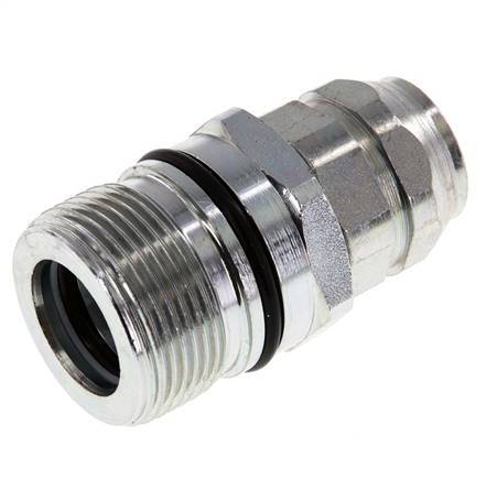 Acero DN 12,5 Acoplamiento hidráulico Toma G 3/8 pulgadas Rosca hembra ISO 14541 D M36 x 2