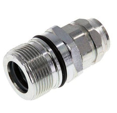 Acero DN 12,5 Acoplamiento hidráulico Toma G 3/8 pulgadas Rosca hembra ISO 14541 D M36 x 2