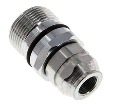 Acero DN 12,5 Acoplamiento hidráulico Toma G 3/8 pulgadas Rosca hembra ISO 14541 D M36 x 2