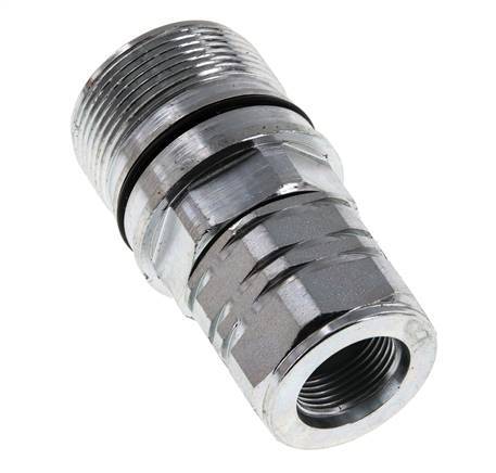Acero DN 20 Acoplamiento hidráulico Toma M22x1,5 Rosca hembra ISO 14541 D M42 x 2