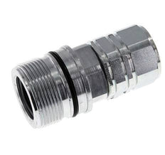 Acoplamiento hidráulico de acero DN 20 Enchufe G 3/4 pulgadas Rosca hembra ISO 14541 D M42 x 2