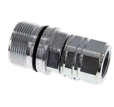Acoplamiento hidráulico de acero DN 20 Enchufe G 3/4 pulgadas Rosca hembra ISO 14541 D M42 x 2