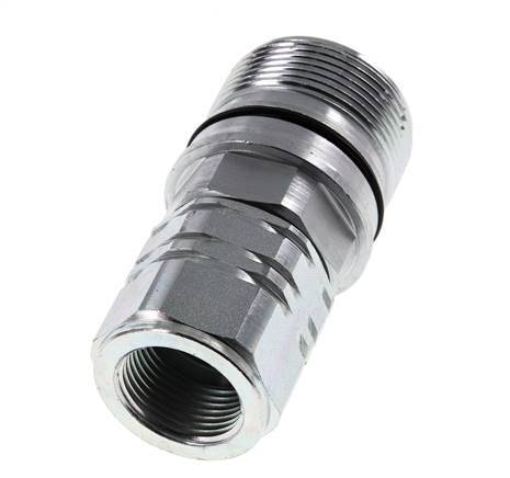 Acoplamiento hidráulico de acero DN 20 Enchufe G 3/4 pulgadas Rosca hembra ISO 14541 D M42 x 2