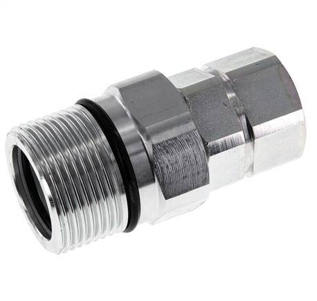 Acero DN 25 Acoplamiento hidráulico Enchufe G 3/4 pulgadas Rosca hembra D M48 x 3