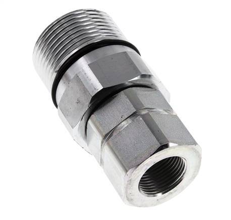 Acero DN 25 Acoplamiento hidráulico Enchufe G 3/4 pulgadas Rosca hembra D M48 x 3