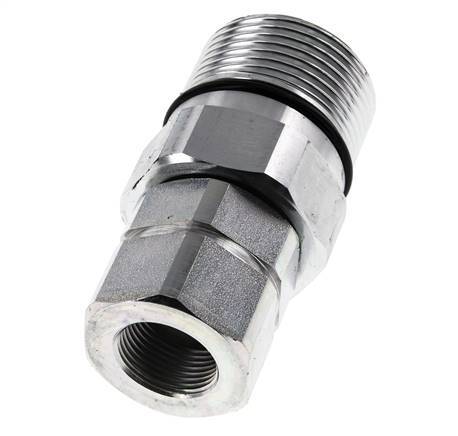 Acero DN 25 Acoplamiento hidráulico Enchufe G 3/4 pulgadas Rosca hembra D M48 x 3