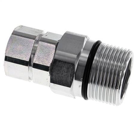Acero DN 25 Acoplamiento hidráulico Enchufe G 3/4 pulgadas Rosca hembra D M48 x 3