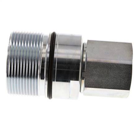 Acero DN 31,5 Acoplamiento hidráulico Enchufe G 1 1/2 pulgadas Rosca hembra D M70 x 3