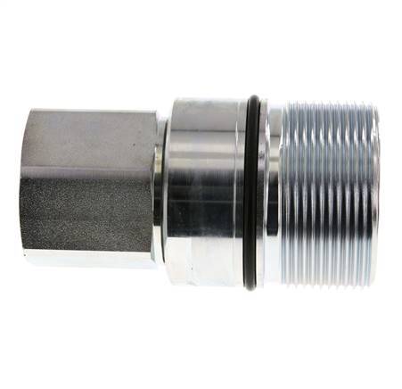 Acero DN 31,5 Acoplamiento hidráulico Enchufe G 1 1/2 pulgadas Rosca hembra D M70 x 3