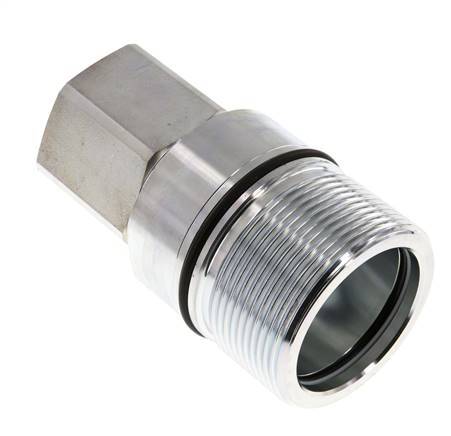 Acero DN 31,5 Acoplamiento hidráulico Enchufe G 1 1/2 pulgadas Rosca hembra D M70 x 3