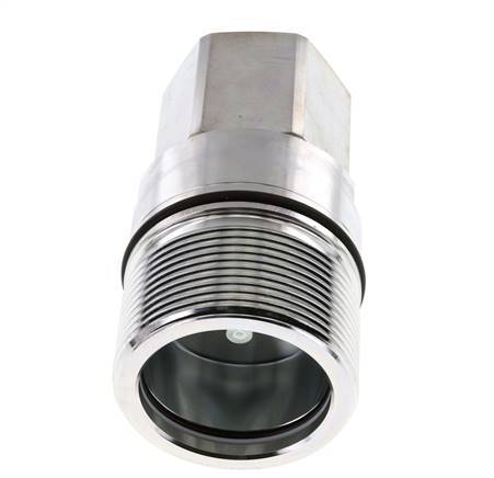 Acero DN 31,5 Acoplamiento hidráulico Enchufe G 1 1/2 pulgadas Rosca hembra D M70 x 3