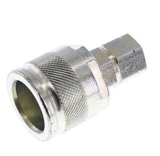 Acero DN 6.3 Acoplamiento hidráulico Enchufe G 1/4 pulgada Rosca hembra ISO 14541 D M24 x 2