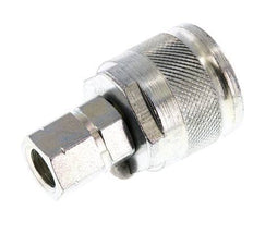 Acero DN 6.3 Acoplamiento hidráulico Enchufe G 1/4 pulgada Rosca hembra ISO 14541 D M24 x 2