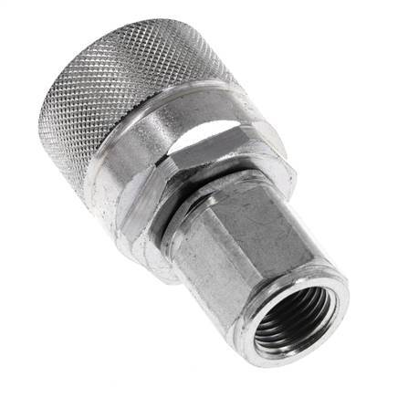 Acero DN 10 Acoplamiento hidráulico Enchufe M16x1,5 Rosca hembra ISO 14541 D M28 x 2