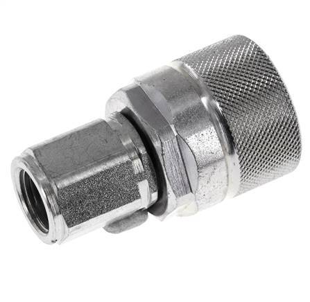 Acero DN 10 Acoplamiento hidráulico Enchufe M16x1,5 Rosca hembra ISO 14541 D M28 x 2