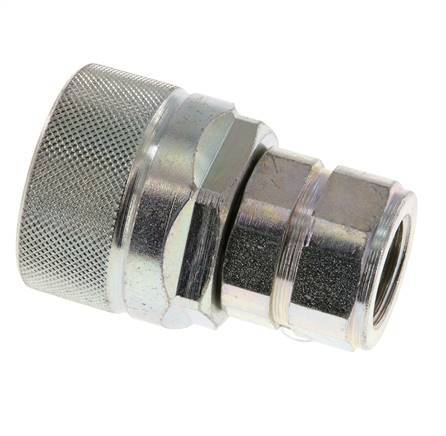 Acero DN 12,5 Acoplamiento hidráulico Enchufe G 1/2 pulgada Roscas hembra ISO 14541 D M36 x 2