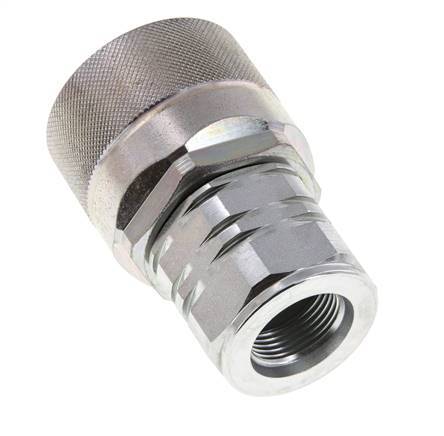 Acero DN 20 Acoplamiento hidráulico Enchufe M22x1,5 Rosca hembra ISO 14541 D M42 x 2