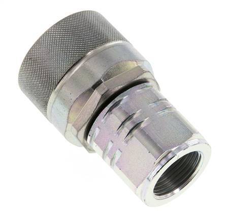 Acero DN 20 Acoplamiento hidráulico Enchufe G 3/4 pulgadas Rosca hembra ISO 14541 D M42 x 2