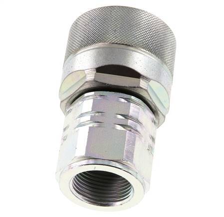 Acero DN 20 Acoplamiento hidráulico Enchufe G 3/4 pulgadas Rosca hembra ISO 14541 D M42 x 2