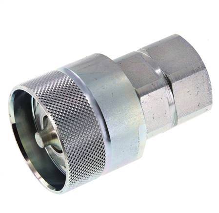 Acero DN 25 Acoplamiento hidráulico Enchufe G 1 pulgada Rosca hembra D M48 x 3