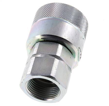 Acero DN 25 Acoplamiento hidráulico Enchufe G 1 pulgada Rosca hembra D M48 x 3