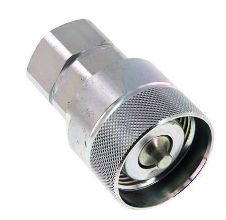 Acero DN 25 Acoplamiento hidráulico Enchufe G 1 pulgada Rosca hembra D M48 x 3