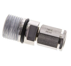 Acoplamiento hidráulico de acero inoxidable DN 20 Enchufe G 3/4 pulgadas rosca hembra ISO 14541 D M42 x 2