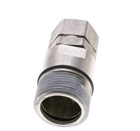 Acoplamiento hidráulico de acero inoxidable DN 25 Enchufe G 1 pulgada rosca hembra D M48 x 3