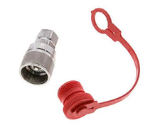 Acoplamiento hidráulico de acero inoxidable DN 10 Enchufe G 3/8 pulgadas rosca hembra ISO 14541 D M28 x 2
